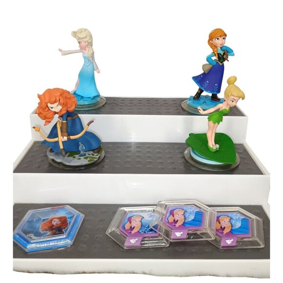 Disney Infinity Princess  Frozen Brave Tinker Bell Figure‎ Set - Picture 1 of 8